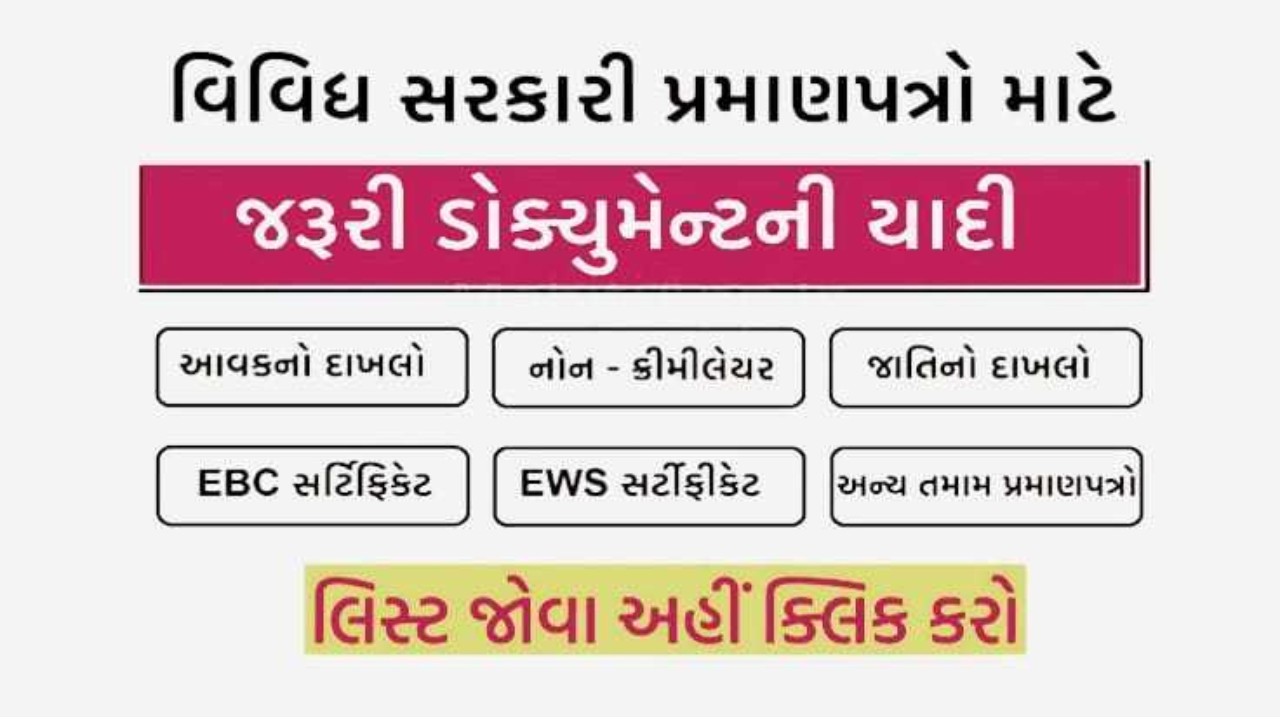 Information of some useful schemes of Gujarat Government